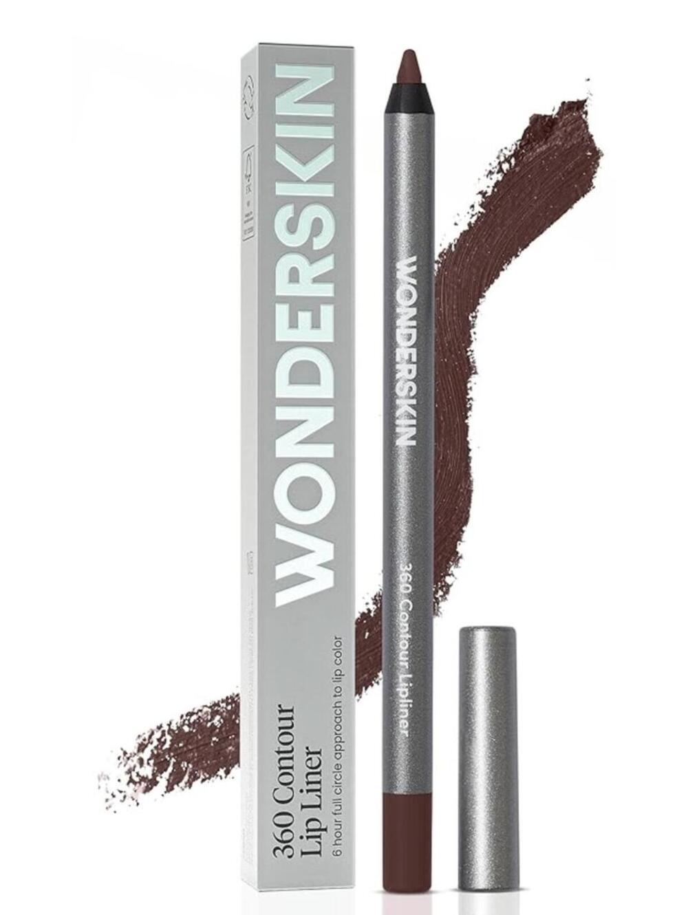 Wonderskin Lipliner Pencil - 360 Contour Lipliner - Walnut